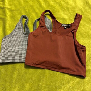 2pk WNS Sports Bra Missguided and no brand Sz 4